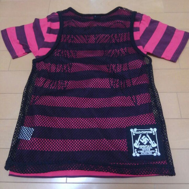 RAD CUSTOM★美品＊メッシュタンクトップ+Tシャツセット　140 キッズ/ベビー/マタニティのキッズ服男の子用(90cm~)(その他)の商品写真