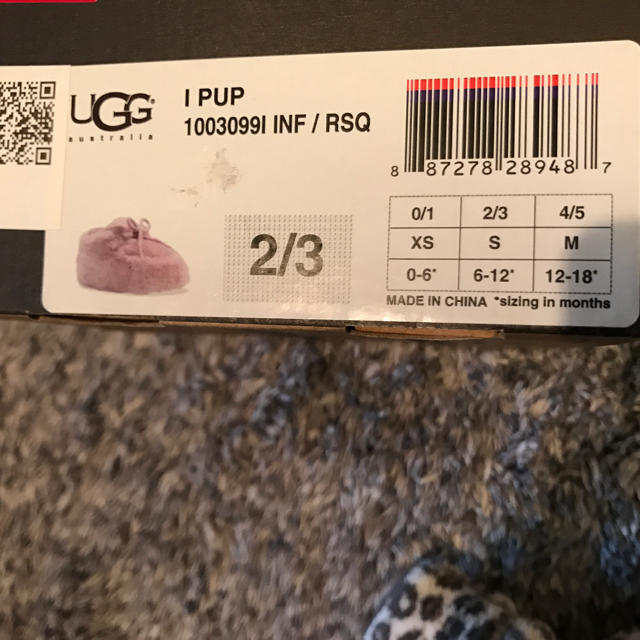 UGG(アグ)の早い者勝ちUGG新品未使用 靴 シューズ キッズ/ベビー/マタニティのベビー靴/シューズ(~14cm)(その他)の商品写真