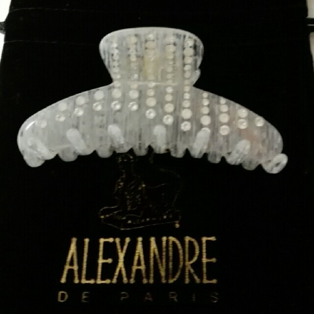 Alexandre de Paris(アレクサンドルドゥパリ)のアレクサンドルドゥパリ　クリップ　M レディースのヘアアクセサリー(バレッタ/ヘアクリップ)の商品写真