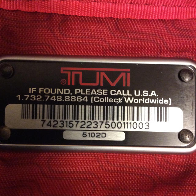 TUMI(トゥミ)のTUMI  メンズのバッグ(バッグパック/リュック)の商品写真