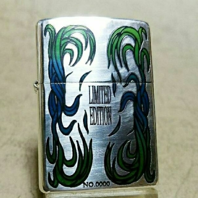 ZIPPO(ジッポー)の❤特別なZippoコレクション【No.0000】アラベスクグリーン❤送料無料❤ メンズのファッション小物(タバコグッズ)の商品写真