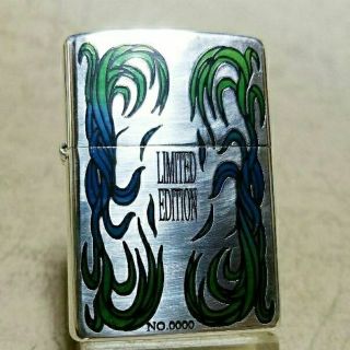 ジッポー(ZIPPO)の❤特別なZippoコレクション【No.0000】アラベスクグリーン❤送料無料❤(タバコグッズ)