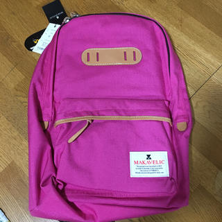 マキャヴェリブランド(MAKAVELI BRANDED)のMAKAVELIC ピンクのバッグパック 未使用品(リュック/バックパック)