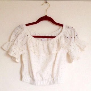 ジルバイジルスチュアート(JILL by JILLSTUART)のレースオフショルブラウス(シャツ/ブラウス(半袖/袖なし))