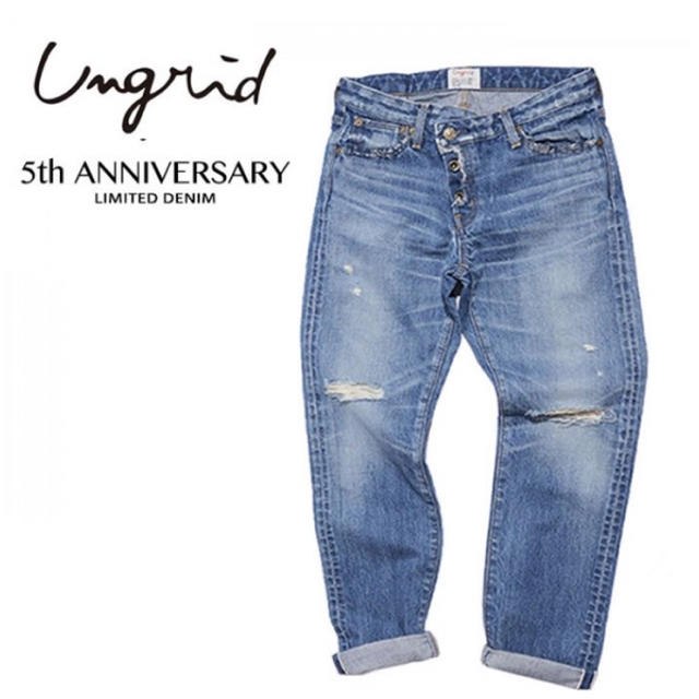 Ungrid(アングリッド)のUngrid 5周年デニム👖 レディースのパンツ(デニム/ジーンズ)の商品写真