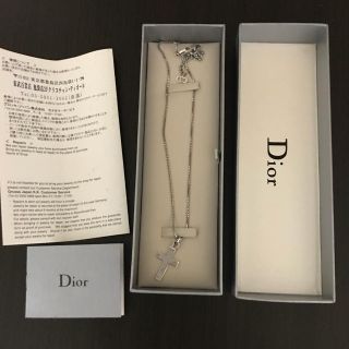 ディオール(Dior)のDiorのクロスネックレス(ネックレス)