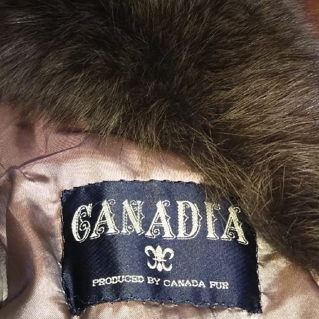 CANADA GOOSE(カナダグース)のはずき様専用値下げ ブルーフォックスコート カナダ未使用 レディースのジャケット/アウター(毛皮/ファーコート)の商品写真