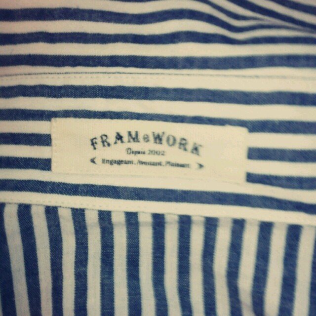 FRAMeWORK(フレームワーク)のフレームワーク ストライプシャツ レディースのトップス(シャツ/ブラウス(長袖/七分))の商品写真