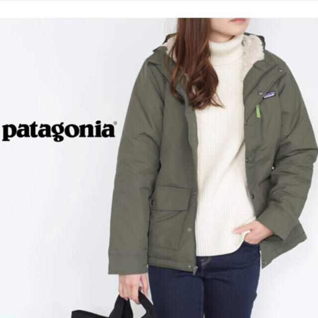 patagonia(パタゴニア)の♡アユっぺ様専用♡新品 L ボーイズ インファーノ ジャケット カーキ 新作 レディースのジャケット/アウター(ミリタリージャケット)の商品写真