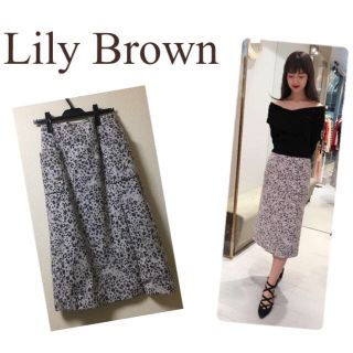 リリーブラウン(Lily Brown)のらら様♡リリーブラウン♡レオパード柄スカート(ひざ丈スカート)