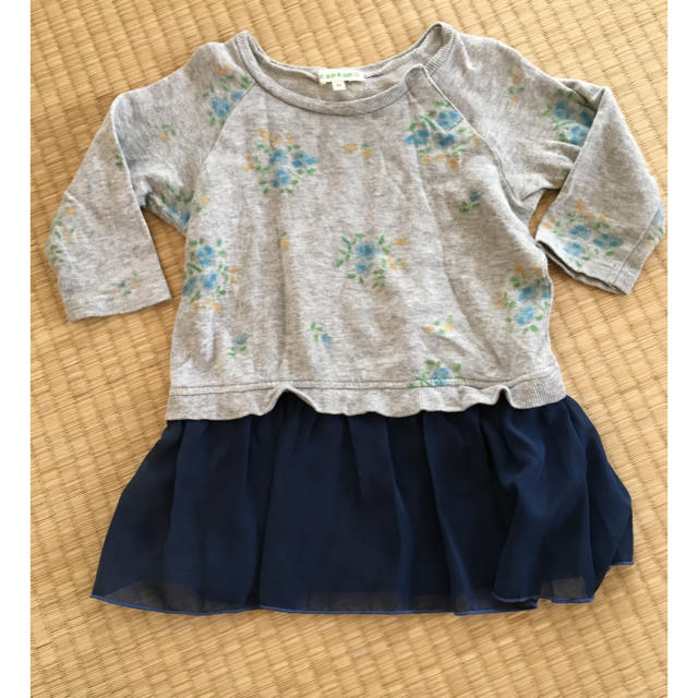 3can4on(サンカンシオン)の3can4on チェニックワンピース 95サイズ キッズ/ベビー/マタニティのキッズ服女の子用(90cm~)(ワンピース)の商品写真