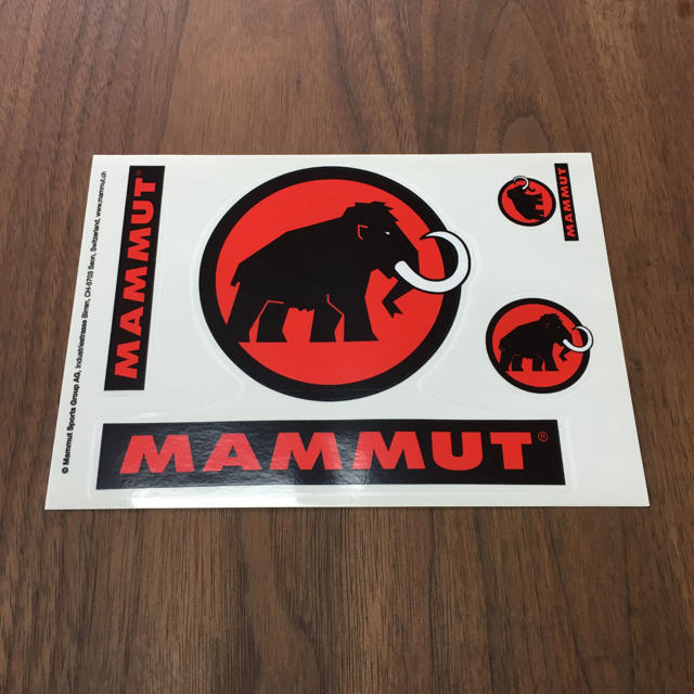 Mammut(マムート)のMAMMUTのステッカー 未使用品 スポーツ/アウトドアのアウトドア(登山用品)の商品写真