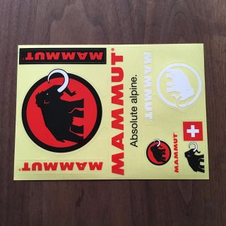 マムート(Mammut)のMAMMUTのステッカー 未使用品(登山用品)