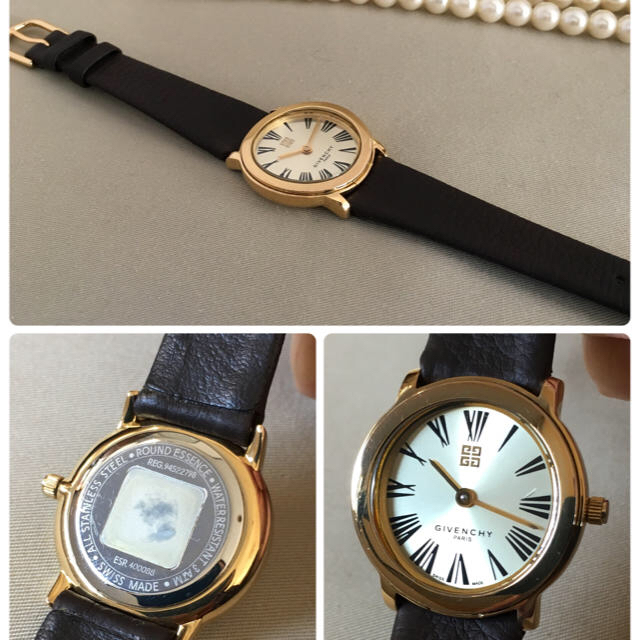 GIVENCHY(ジバンシィ)の値下げ！電池・ベルト交換、クリーニング済み✨GIVENCHY ジバンシー 時計 レディースのファッション小物(腕時計)の商品写真