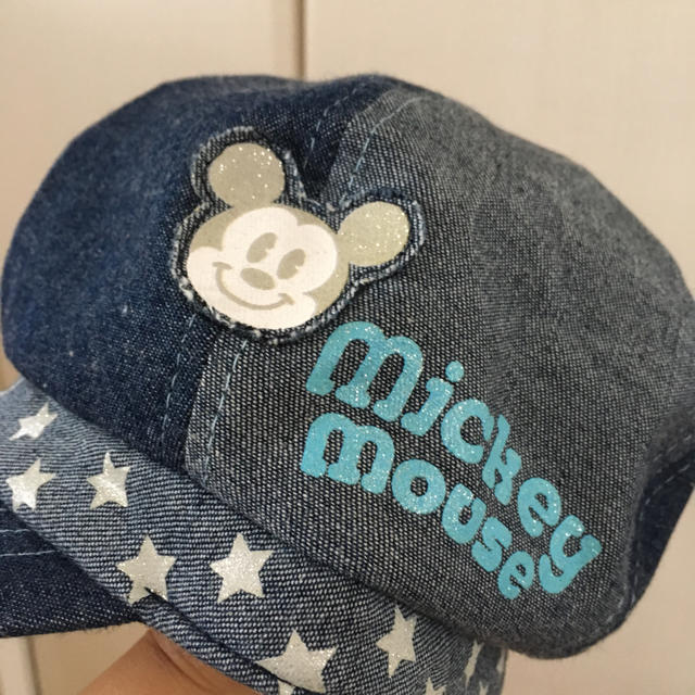 Disney(ディズニー)のミッキー キャスケット キッズ/ベビー/マタニティのこども用ファッション小物(帽子)の商品写真