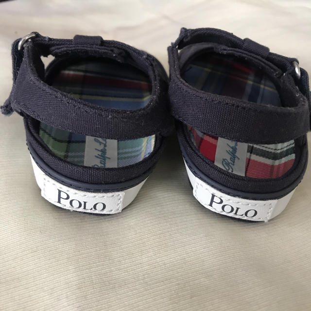 POLO RALPH LAUREN(ポロラルフローレン)のポロ ラルフローレン☆POLO Ralph Lauren☆ファーストシューズ キッズ/ベビー/マタニティのベビー靴/シューズ(~14cm)(サンダル)の商品写真