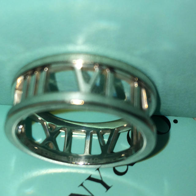 Tiffany & Co.(ティファニー)のティファニー アトラスリング K18 WG レディースのアクセサリー(リング(指輪))の商品写真