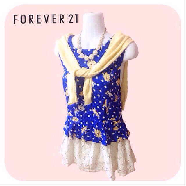 FOREVER 21(フォーエバートゥエンティーワン)のForever21❃ペプラムtops レディースのトップス(タンクトップ)の商品写真