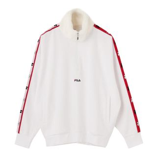 フィラ(FILA)のEMODA✕FILA フェイクファージップアッププルオーバー✧新品･未使用品(トレーナー/スウェット)