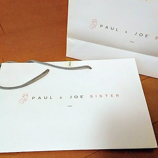 ポール&ジョーシスター(PAUL & JOE SISTER)の【PAUL＆JOE SISTAR】ショップバッグ2個(ショップ袋)