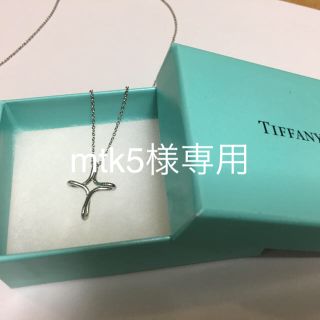 ティファニー(Tiffany & Co.)のプラチナクロスネックレス ティファニー(ネックレス)