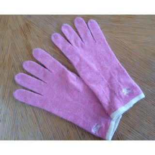 バーバリー(BURBERRY)のBurberryのピンクの手袋(手袋)
