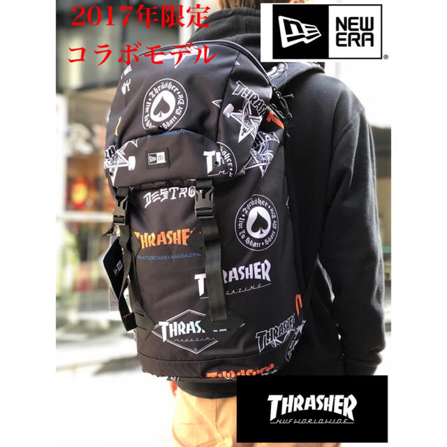 THRASHER(スラッシャー)の最新作[2017年限定コラボ]NEW ERA スラッシャー ラックサック メンズのバッグ(バッグパック/リュック)の商品写真