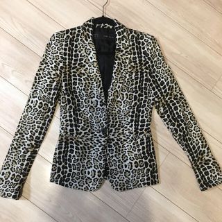 ザラ(ZARA)のZARA ジャケット ヒョウ柄(テーラードジャケット)