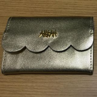 アーカー(AHKAH)のAHKAH アーカー 付録 折りたたみ財布 ゴールド(財布)