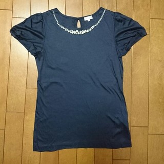 スーツカンパニー(THE SUIT COMPANY)のスーツカンパニー 半袖 紺色 38(シャツ/ブラウス(半袖/袖なし))