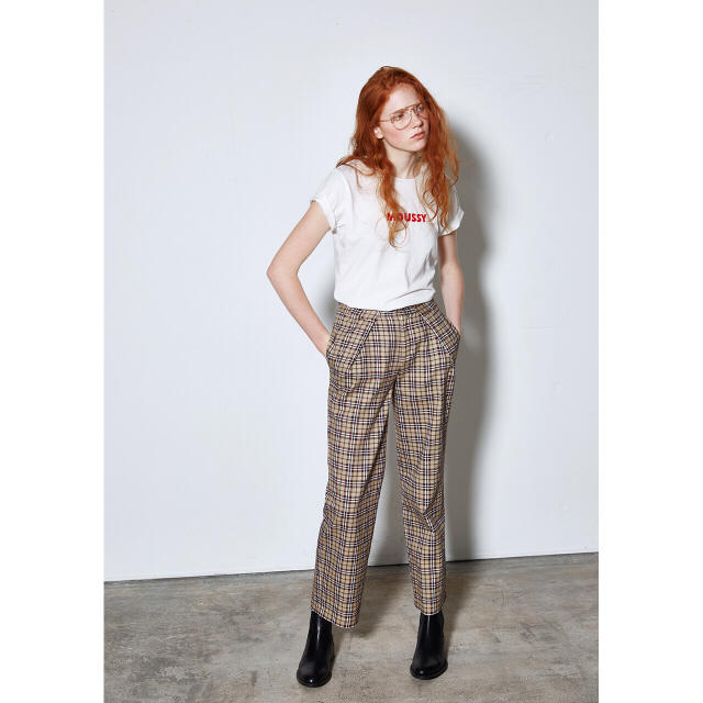 moussy(マウジー)のmoussy vintage plaid remake パンツ レディースのパンツ(カジュアルパンツ)の商品写真