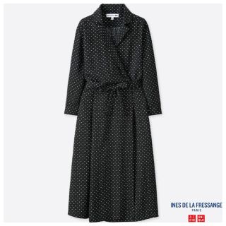 ユニクロ(UNIQLO)のUNIQLO レーヨンプリントワンピース(ロングワンピース/マキシワンピース)