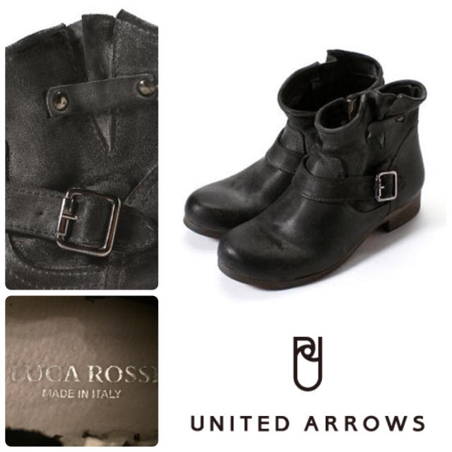 UNITED ARROWS(ユナイテッドアローズ)のLUCA ROSSI アローズ購入 ショートエンジニアブーツ レディースの靴/シューズ(ブーツ)の商品写真