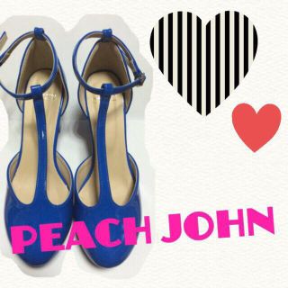 ピーチジョン(PEACH JOHN)のエナメルTストラップパンプス(ハイヒール/パンプス)