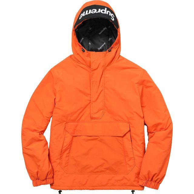 内祝い】 Hooded Supreme - Supreme Logo L Pullover Zip Half