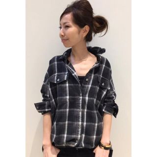 アパルトモンドゥーズィエムクラス(L'Appartement DEUXIEME CLASSE)のアパルトモン×REMI RELIEF別注チェックワイドシャツ(シャツ/ブラウス(長袖/七分))