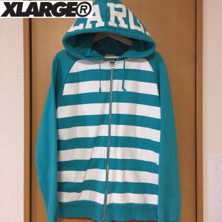 エクストララージ(XLARGE)のXLARGE ジップアップ パーカー ボーダー(パーカー)