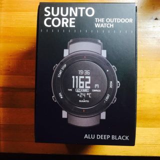 スント(SUUNTO)の【新品】スントコア deep black(腕時計(デジタル))