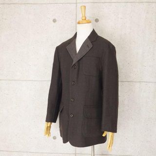 リキエルオム(RYKIEL HOMME)のRYKIEL homme　リキエルオム　上質ウールジャケット　ブラウン/メンズL(テーラードジャケット)