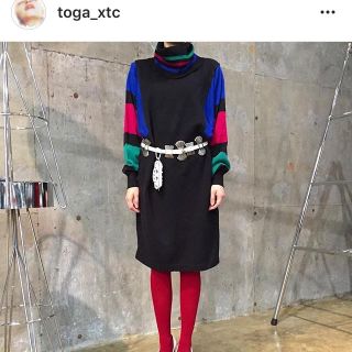 トーガ(TOGA)のtoga  xtc ニット ワンピース(ひざ丈ワンピース)