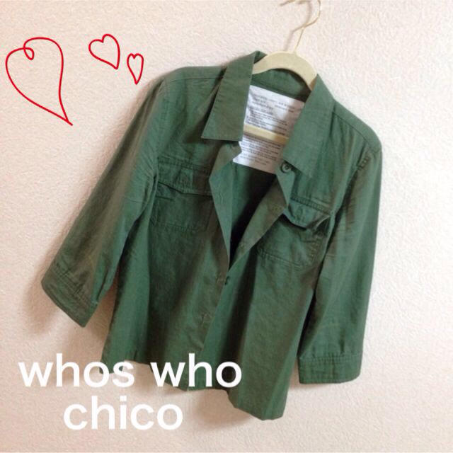 who's who Chico(フーズフーチコ)のwhos who chico ミリタリー レディースのトップス(シャツ/ブラウス(半袖/袖なし))の商品写真