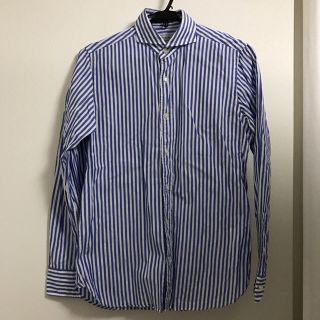 ユナイテッドアローズグリーンレーベルリラクシング(UNITED ARROWS green label relaxing)のユナイテッドアローズ ストライプ シャツ M(シャツ)