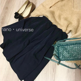 ナノユニバース(nano・universe)のさき様専用☆ナノユニバース✴︎ボリュームプリーツスカート(ひざ丈スカート)