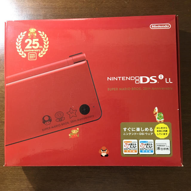 【美品】ニンテンドーDSi LL スーパーマリオ25周年モデル DSiウェア