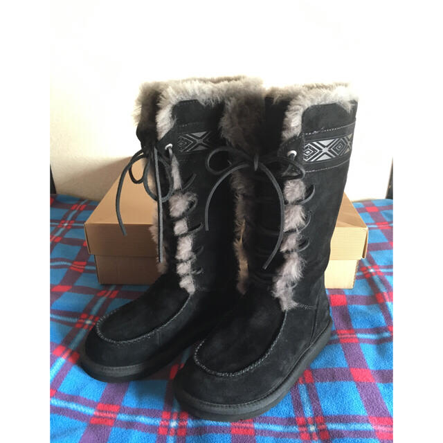 美品 UGG TULAROSA レースアップ ロングブーツ US6