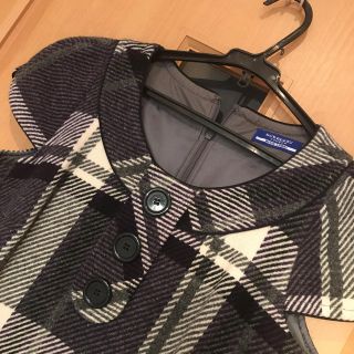 バーバリーブルーレーベル(BURBERRY BLUE LABEL)の♡美品バーバリーブルーレーベル ワンピース 38(ひざ丈ワンピース)