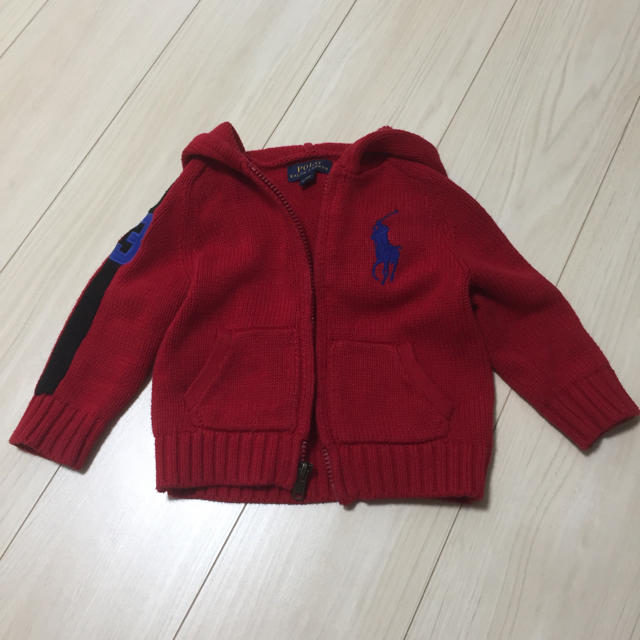 POLO RALPH LAUREN(ポロラルフローレン)のラルフローレン パーカー 1.5M 85サイズ キッズ/ベビー/マタニティのベビー服(~85cm)(ニット/セーター)の商品写真