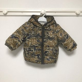 ザラキッズ(ZARA KIDS)のzara baby 迷彩ダウンジャケット 80cm(ジャケット/コート)