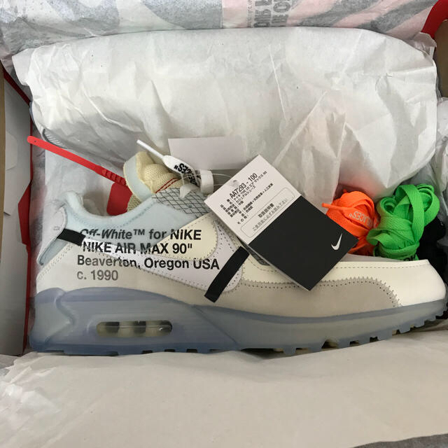 NIKE(ナイキ)の希少 国内新品 28.0 NIKE off-white AIR  MAX 90  メンズの靴/シューズ(スニーカー)の商品写真