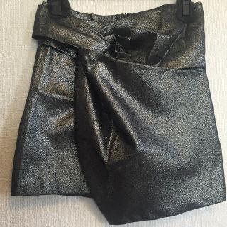 ザラ(ZARA)のZARA  シルバーミニスカ(ミニスカート)